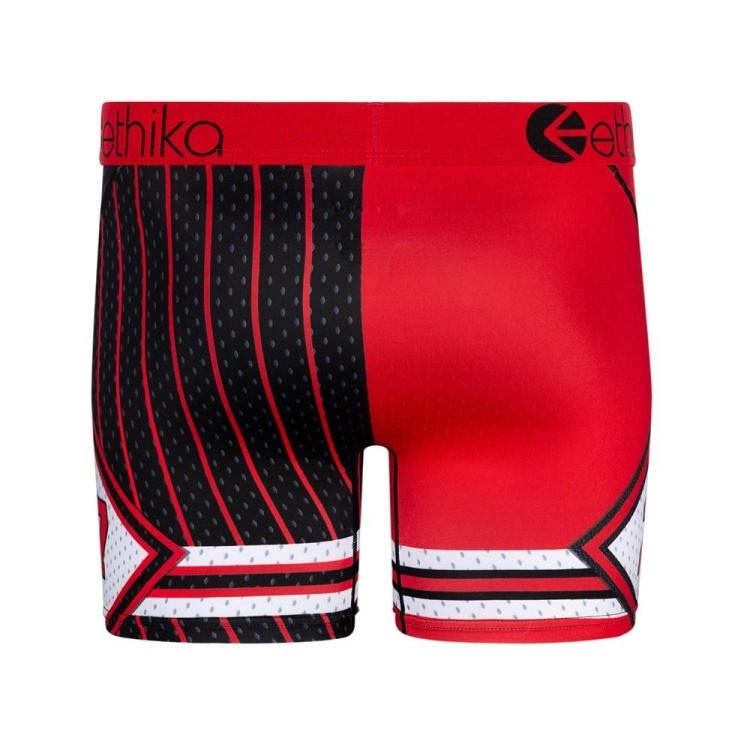 Ethika Coronar Mid Boxers Herr Röda Svarta | MRS316874