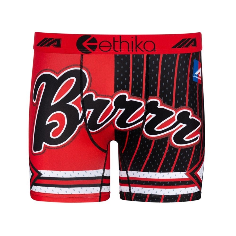 Ethika Coronar Mid Boxers Herr Röda Svarta | MRS316874