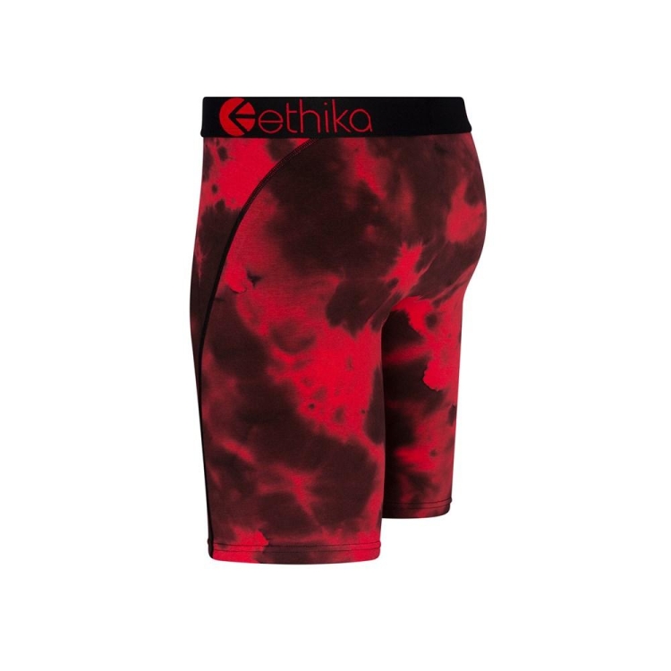 Ethika Crumble Dye Staple Underkläder Pojke Röda Svarta | AWL629350