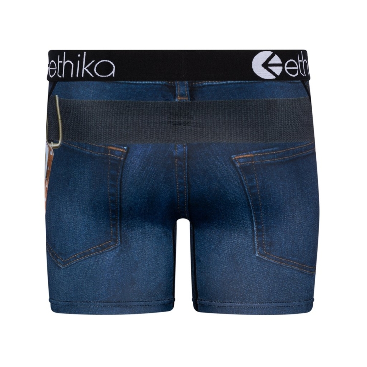 Ethika DIY Dad Mid Boxers Herr Marinblå | OZU296187