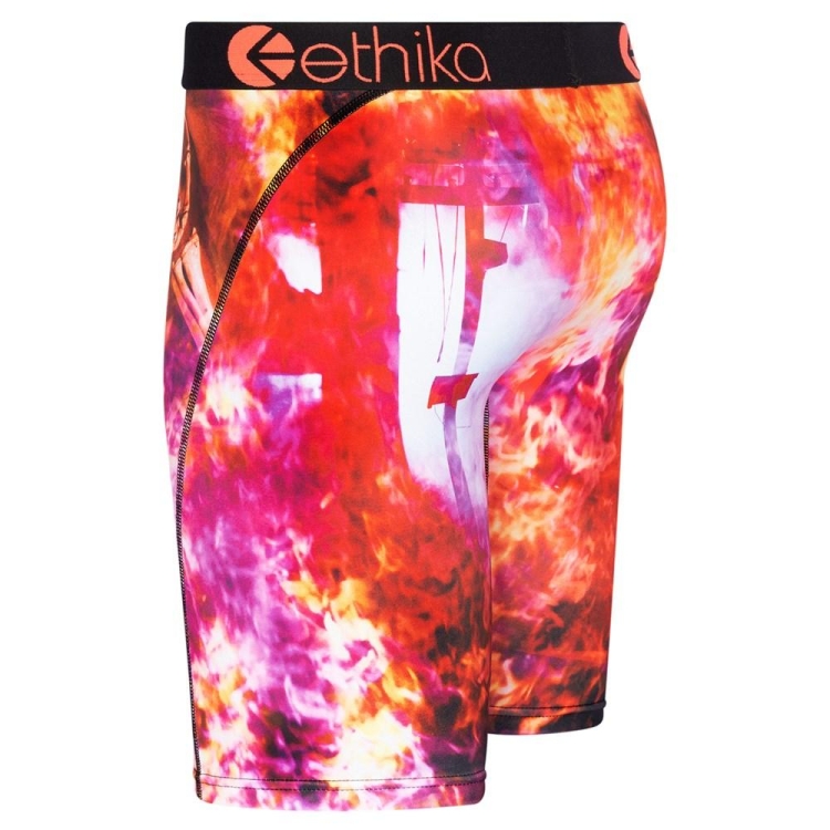 Ethika Damsel Staple Underwear Herr Orange | QBE190538