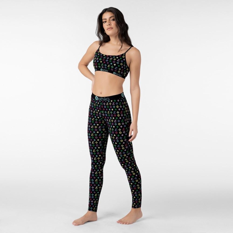 Ethika Drip Leggings Dam Svarta | GLV805943