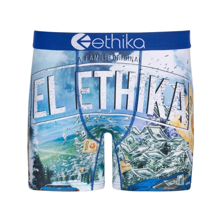 Ethika El Mid Boxers Herr Blå | VYZ728153