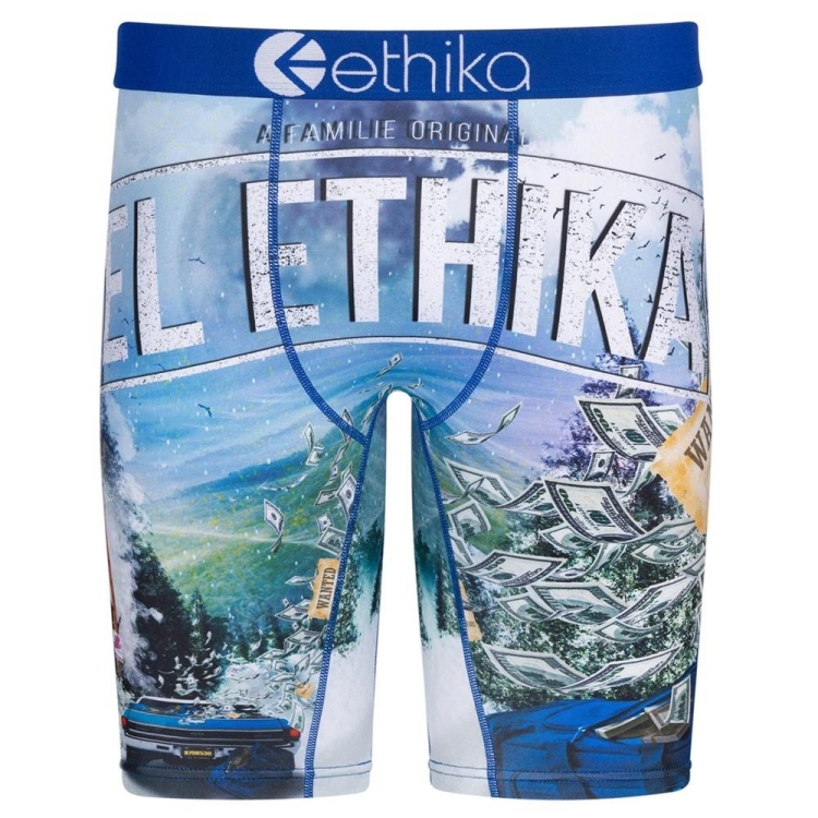 Ethika El Staple Underwear Herr Blå | ETY193740