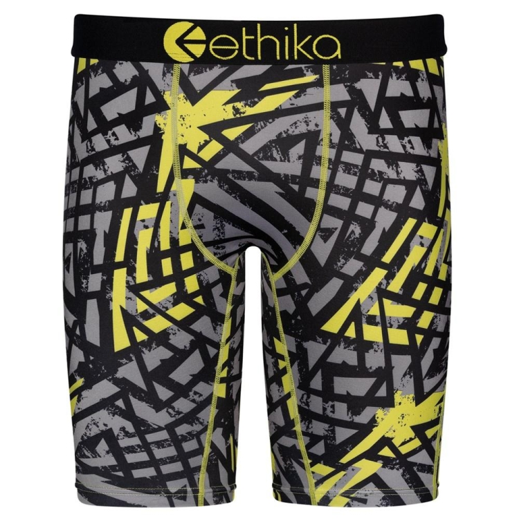 Ethika Electric Labryinth Staple Underwear Herr Grå | XFH729431