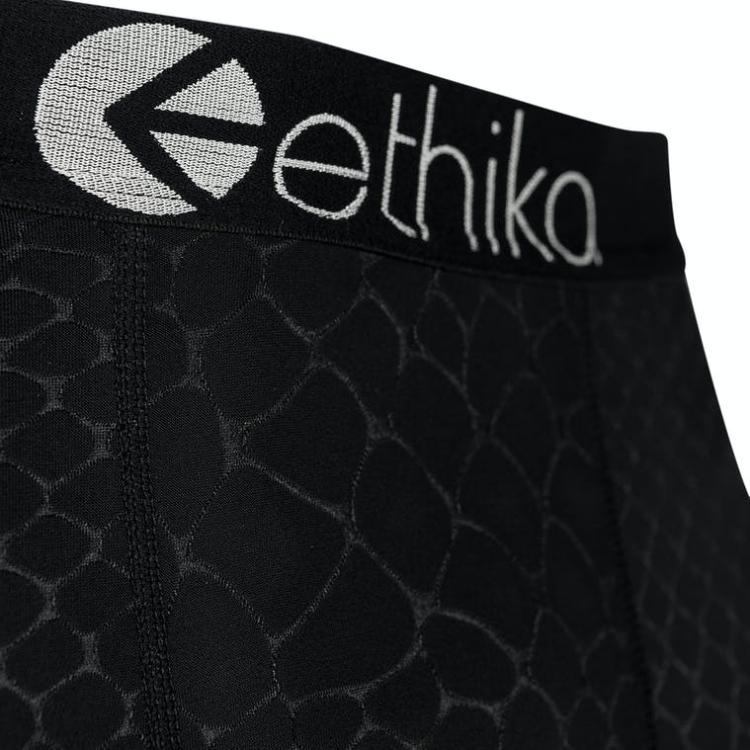 Ethika Embossed Python 3/4 Strumpbyxor Herr Svarta | PBH750294