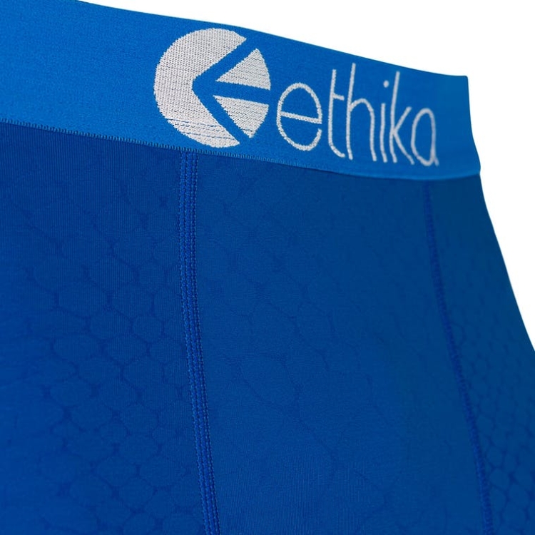 Ethika Embossed Python 3/4 Strumpbyxor Herr Blå | SVT531960