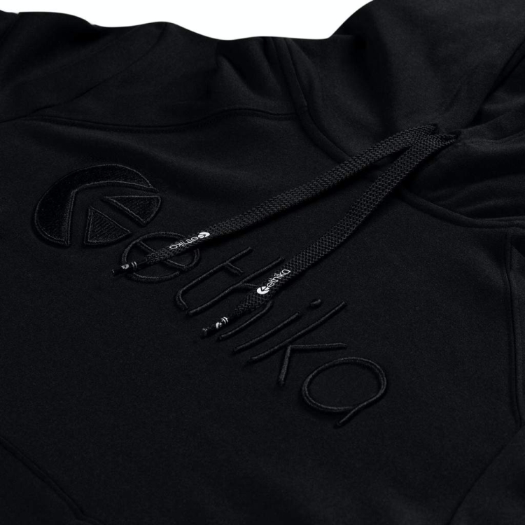 Ethika Embroidered Hoodie Herr Svarta | INL368719