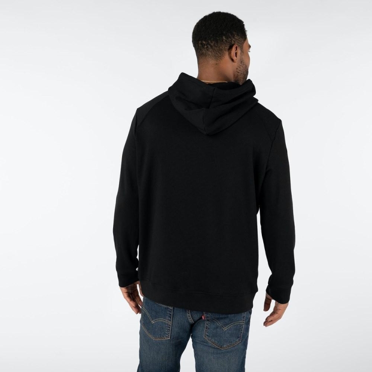 Ethika Embroidered Hoodie Herr Svarta | IZA407892