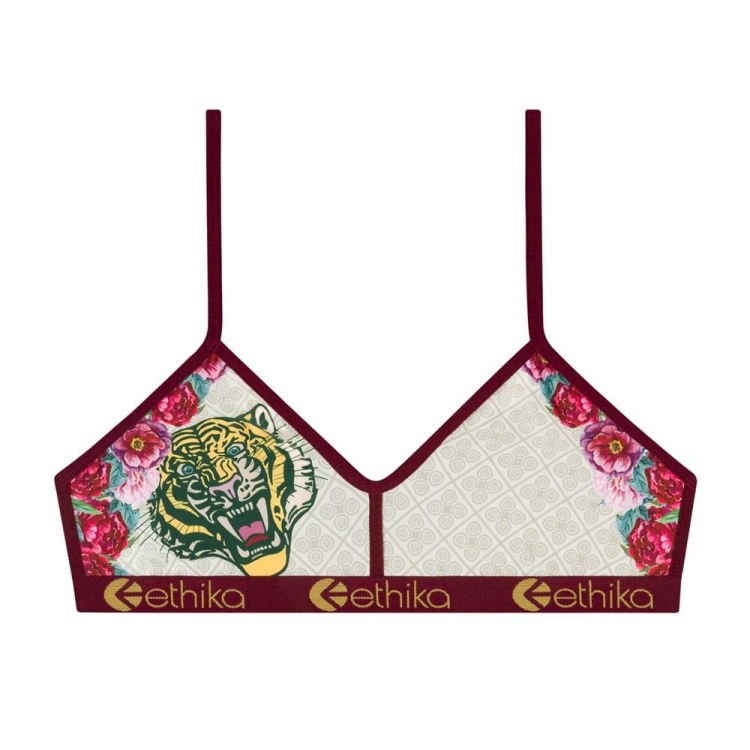 Ethika Ethikafication Bralette Bra Dam Vita Vinröda | COJ261483