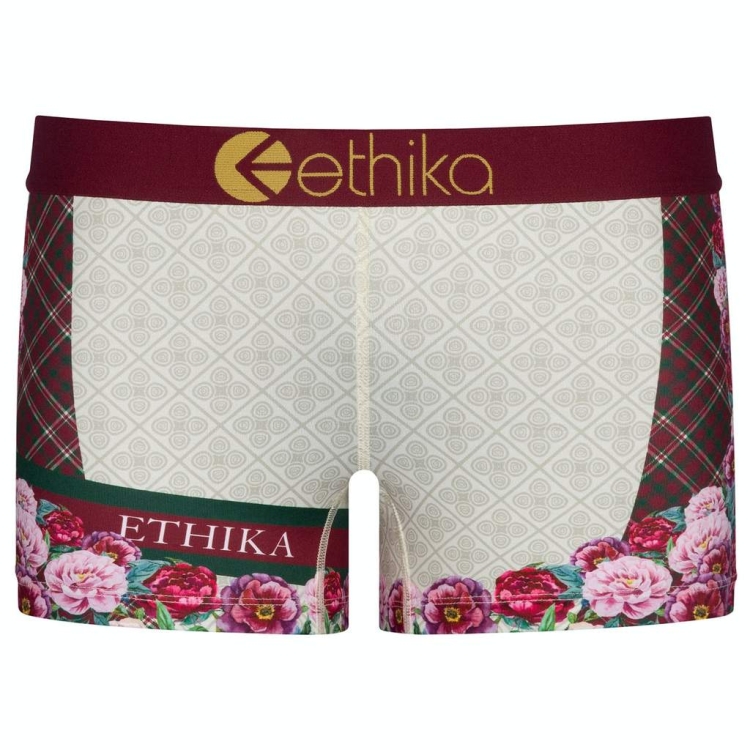 Ethika Ethikafication Staple Underwear Dam Vita Vinröda | QFL921304