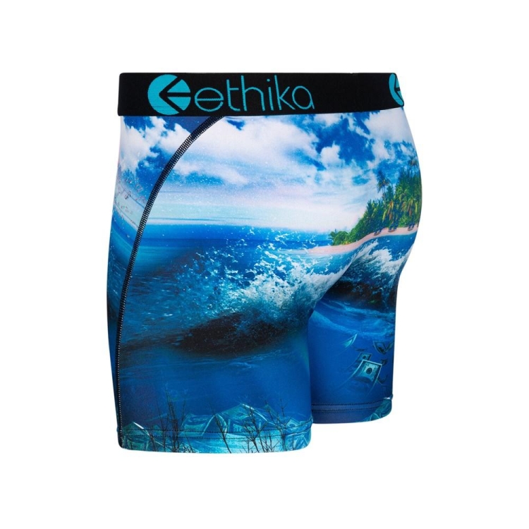 Ethika Free The Trappers Mid Boxers Herr Blå | CIX316247