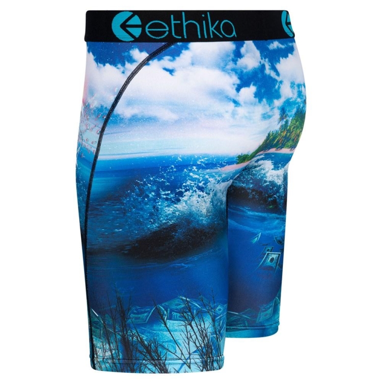 Ethika Free The Trappers Staple Underwear Herr Blå | GOF185709