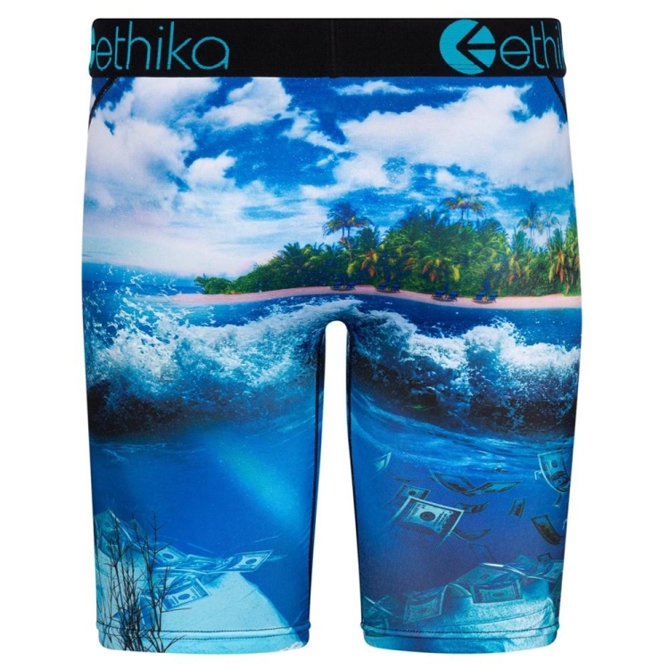 Ethika Free The Trappers Staple Underwear Herr Blå | GOF185709