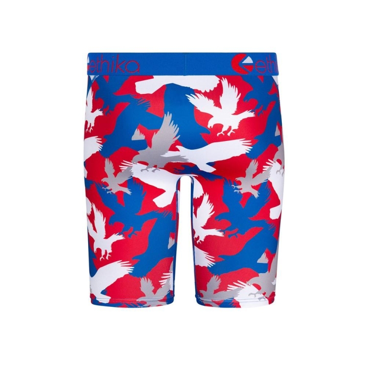 Ethika Freedom Camo Staple Underkläder Pojke Blå Röda | OWP740618