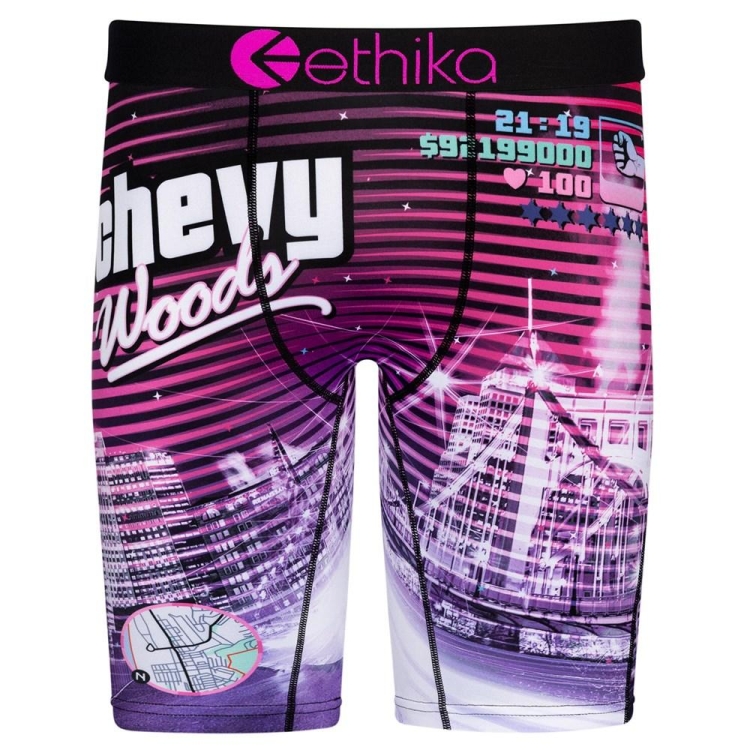 Ethika GT Hazelwood Staple Underwear Herr Lila | VZK946831