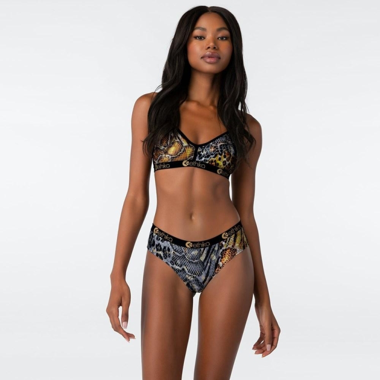 Ethika Golden Twist Cheeky Underwear Dam Leopard | FPS704851