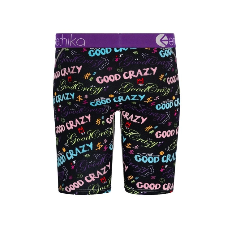 Ethika Good Crazy Vibes Staple Underkläder Pojke Svarta | XRP045293