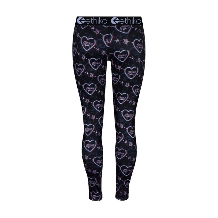 Ethika Heartbreaker 3D Leggings Tjej Svarta | HYQ461927