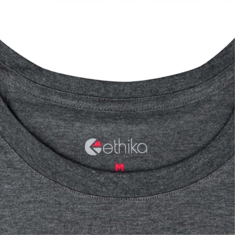 Ethika Klassiska Modal T-shirt Herr Grå | HTE130825