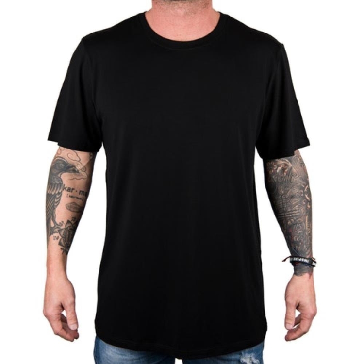 Ethika Klassiska Modal T-shirt Herr Svarta | UZS451387