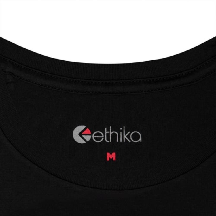 Ethika Klassiska Modal T-shirt Herr Svarta | UZS451387