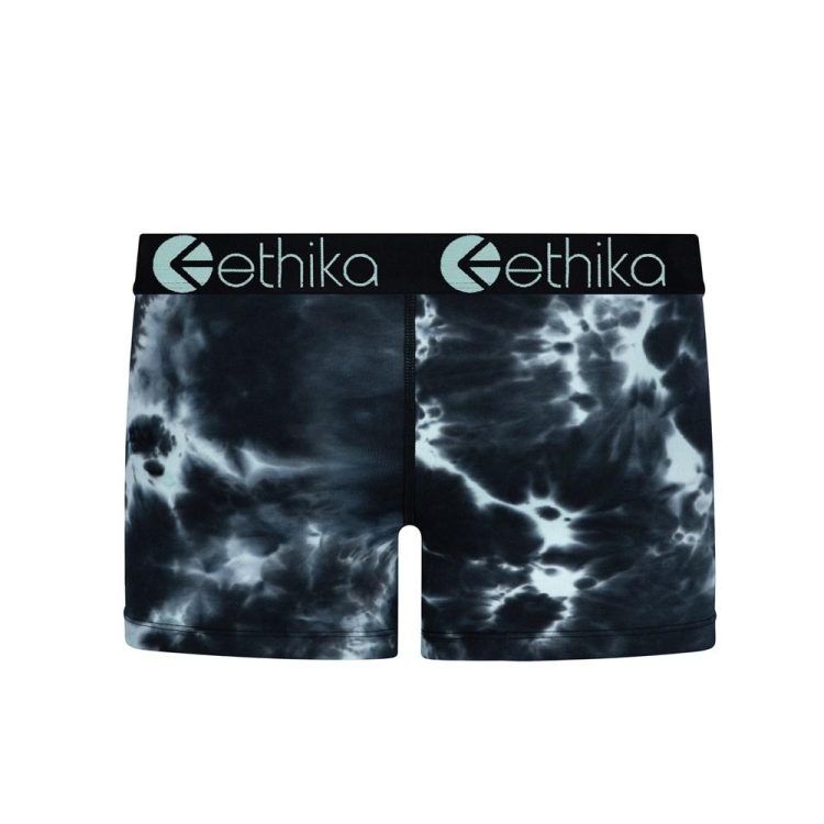 Ethika Lightning Dye Staple Underkläder Tjej Svarta Turkos | HCV596730