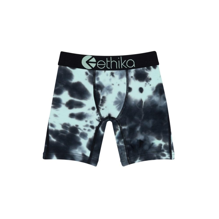 Ethika Lightning Dye Staple Underkläder Pojke Svarta Turkos | UPH190732