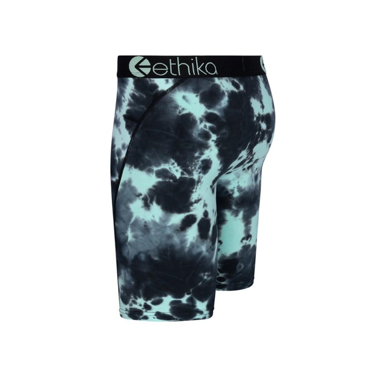 Ethika Lightning Dye Staple Underkläder Pojke Svarta Turkos | YCN521487