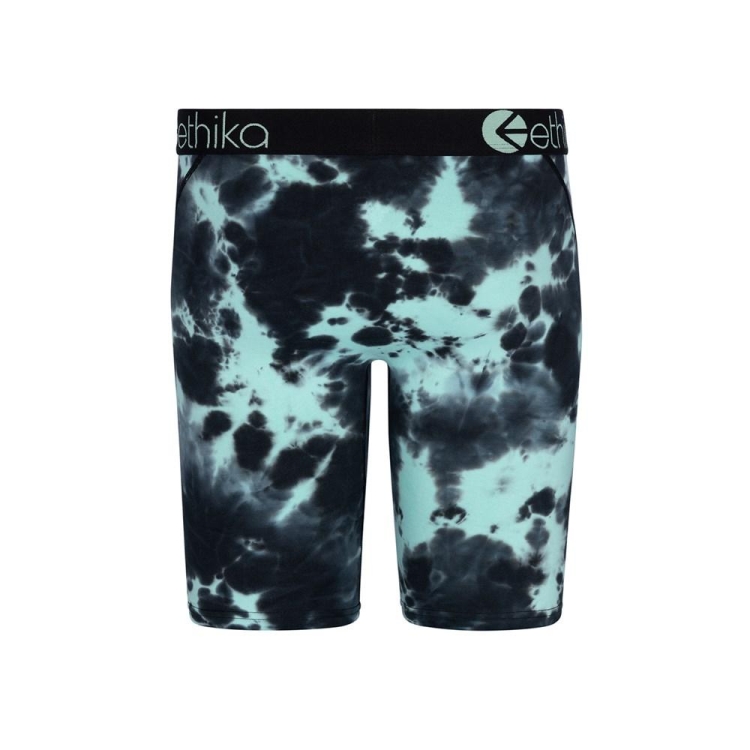 Ethika Lightning Dye Staple Underkläder Pojke Svarta Turkos | YCN521487