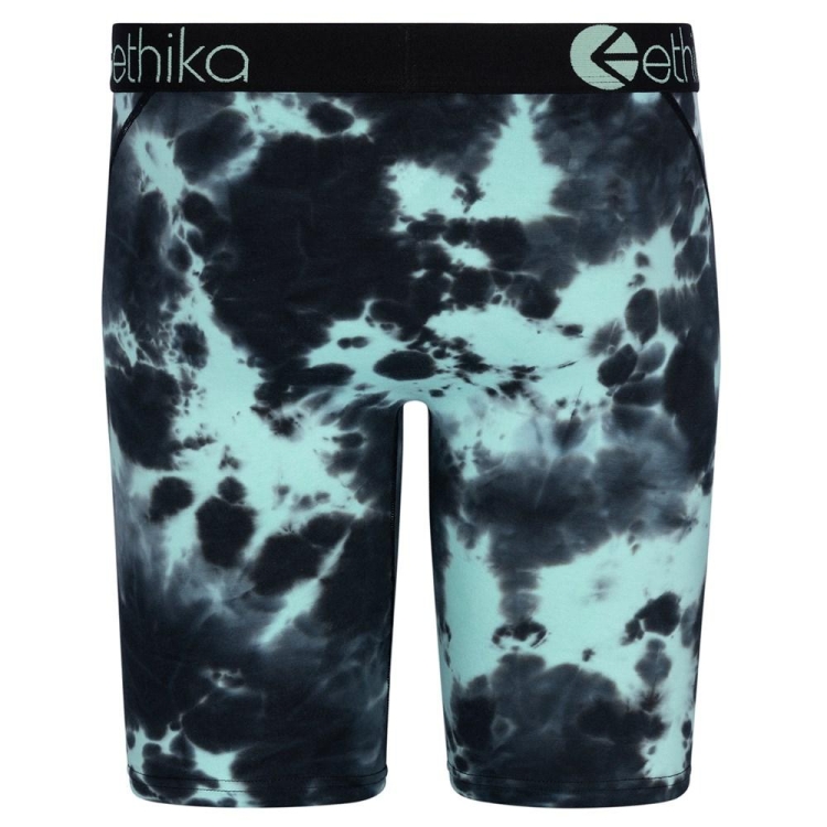 Ethika Lightning Dye Staple Underwear Herr Svarta Turkos | GKY945716