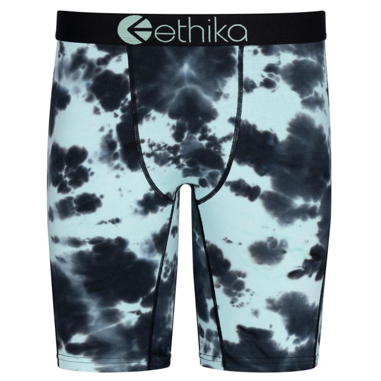 Ethika Lightning Dye Staple Underwear Herr Svarta Turkos | GKY945716