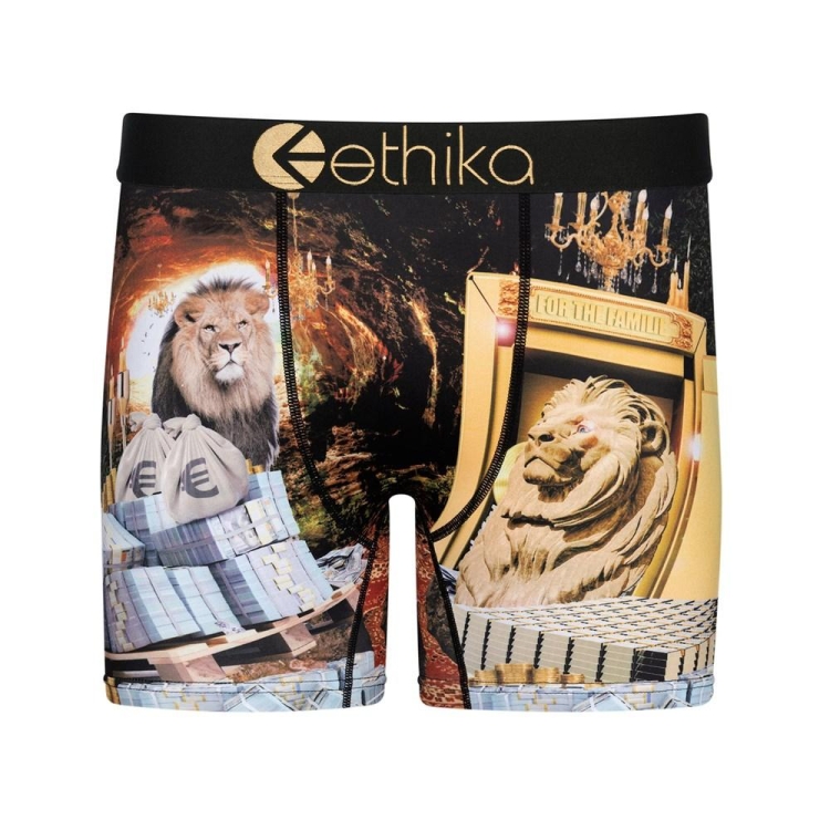 Ethika Lions Den Mid Boxers Herr Svarta | RDA572386