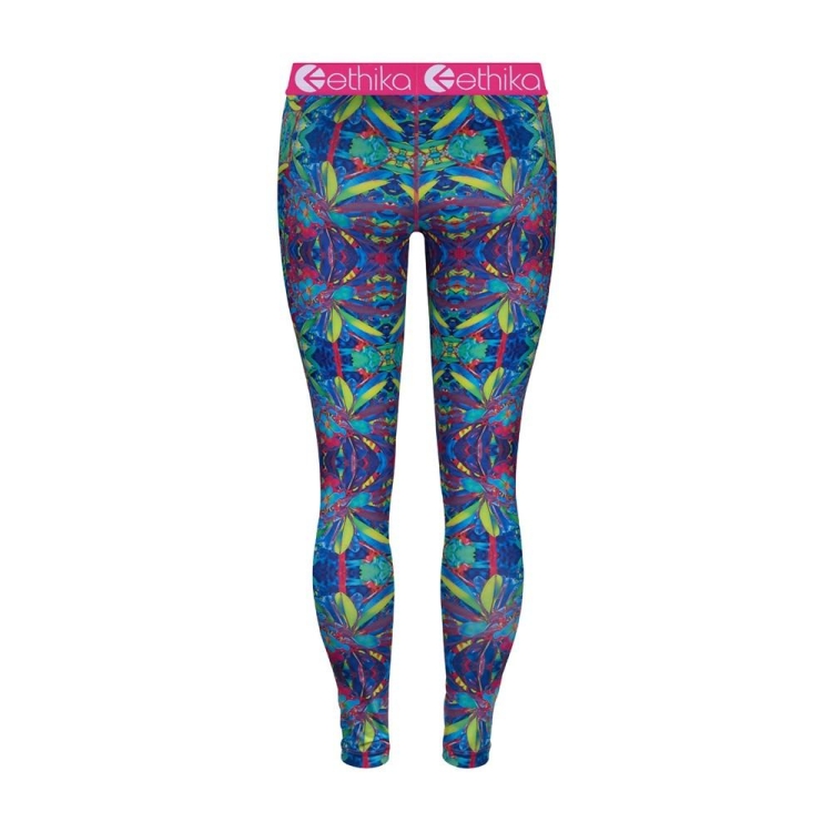 Ethika Loopy Flowers Leggings Tjej Olika Färger | WPJ674592