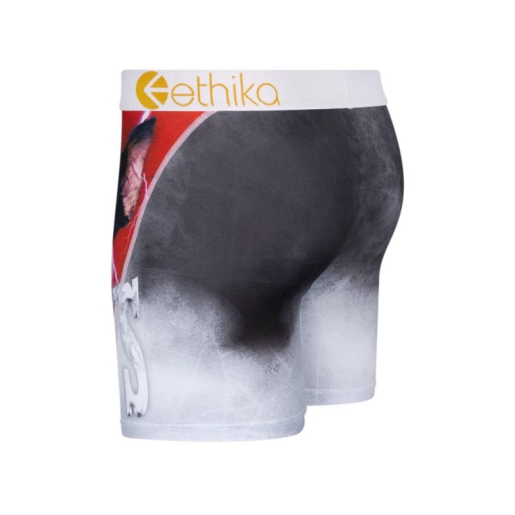 Ethika Lost Mid Boxers Herr Grå | QVA256834