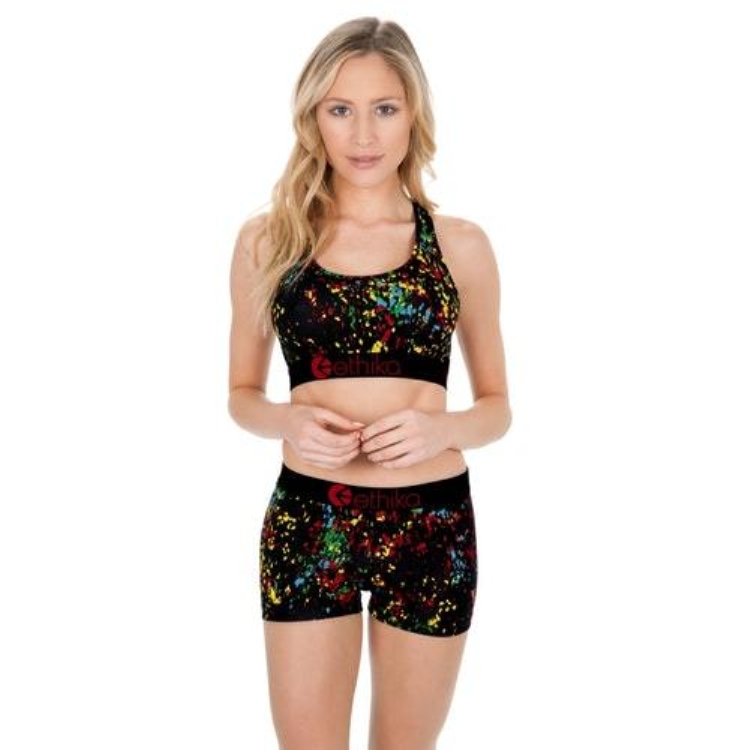 Ethika McQueen Bow Sport Bh Dam Olika Färger | LRE106258