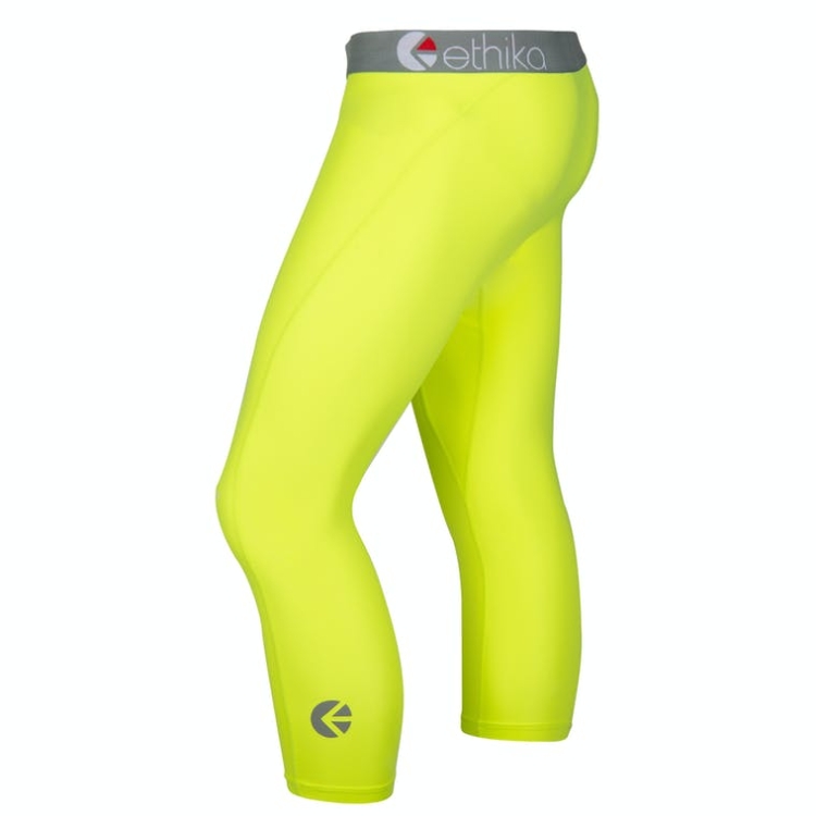 Ethika Micromesh 3/4 Strumpbyxor Herr Gröna | ILO725684