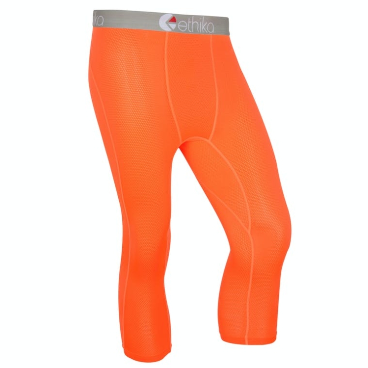 Ethika Micromesh 3/4 Strumpbyxor Herr Orange | WSM062914