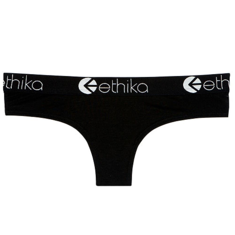 Ethika Midnight Cheeky Underwear Dam Svarta | PUN921637