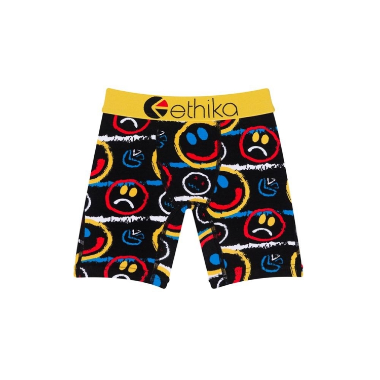 Ethika Mood Staple Underkläder Pojke Svarta Gula | OEC435902