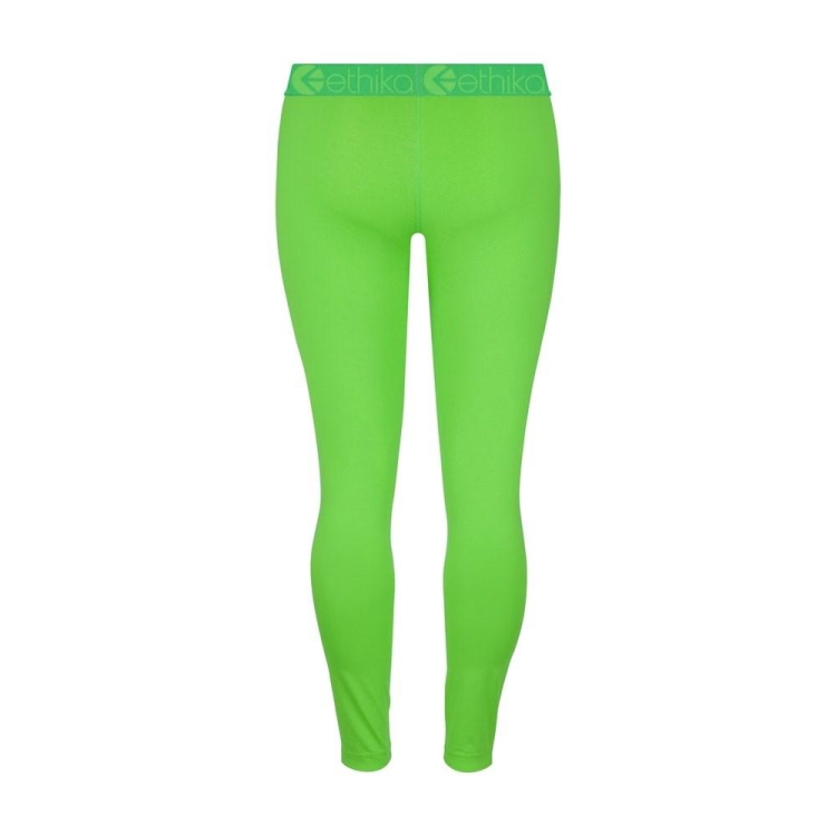 Ethika Neon Flo Leggings Tjej Gröna | NEA643081