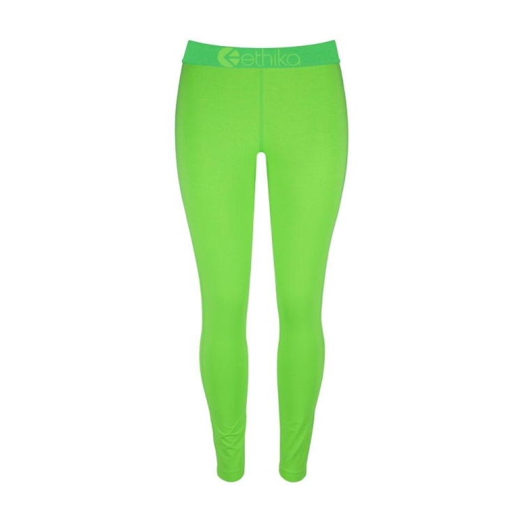 Ethika Neon Flo Leggings Tjej Gröna | NEA643081