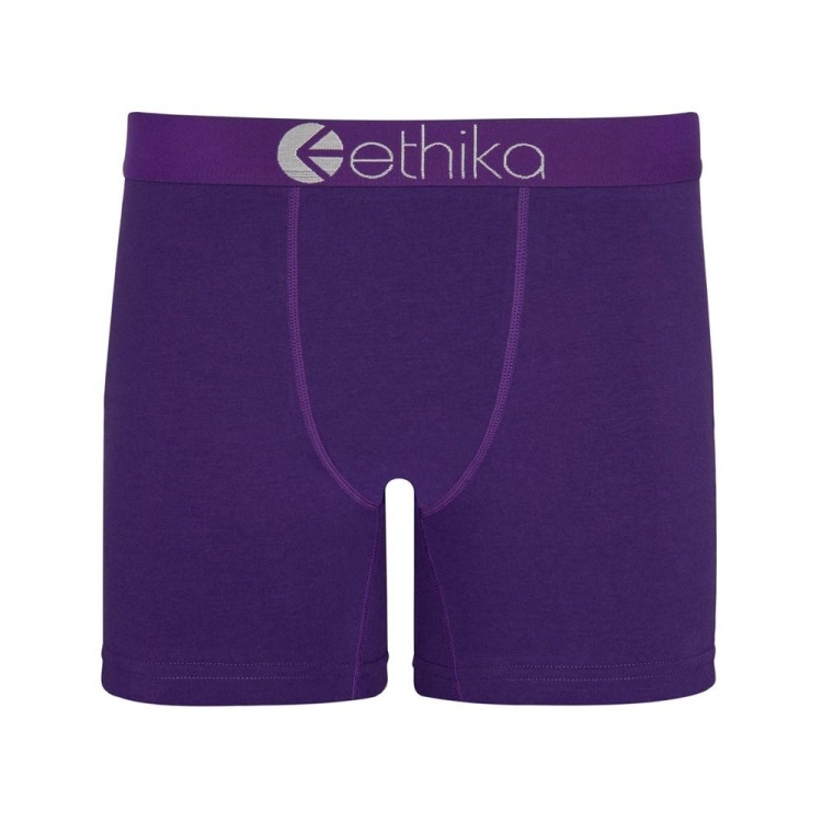 Ethika Noble Mid Boxers Herr Lila | VYE560791