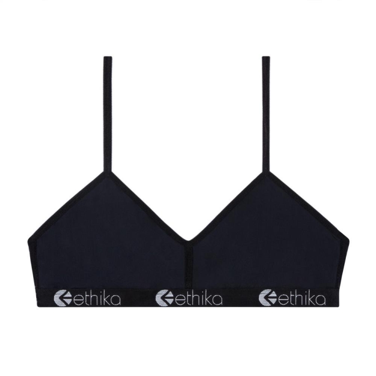 Ethika Nylon Bralette Bra Dam Svarta | MGW162048