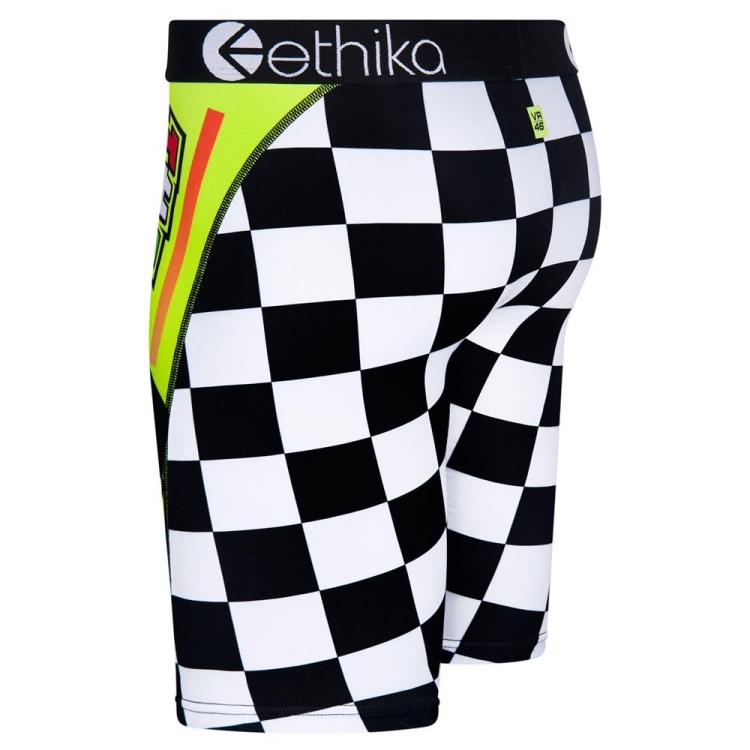 Ethika One Sec Staple Underwear Herr Svarta Vita | YBN873210