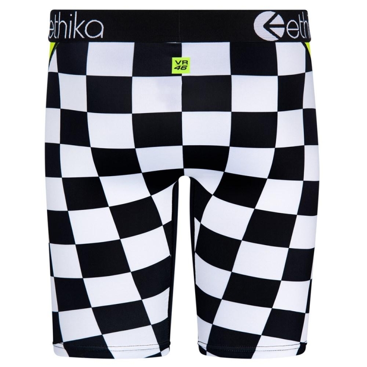 Ethika One Sec Staple Underwear Herr Svarta Vita | YBN873210