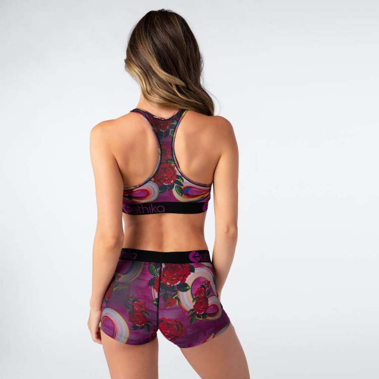 Ethika Optical Bloom Sport Bh Dam Rosa | JCD523067