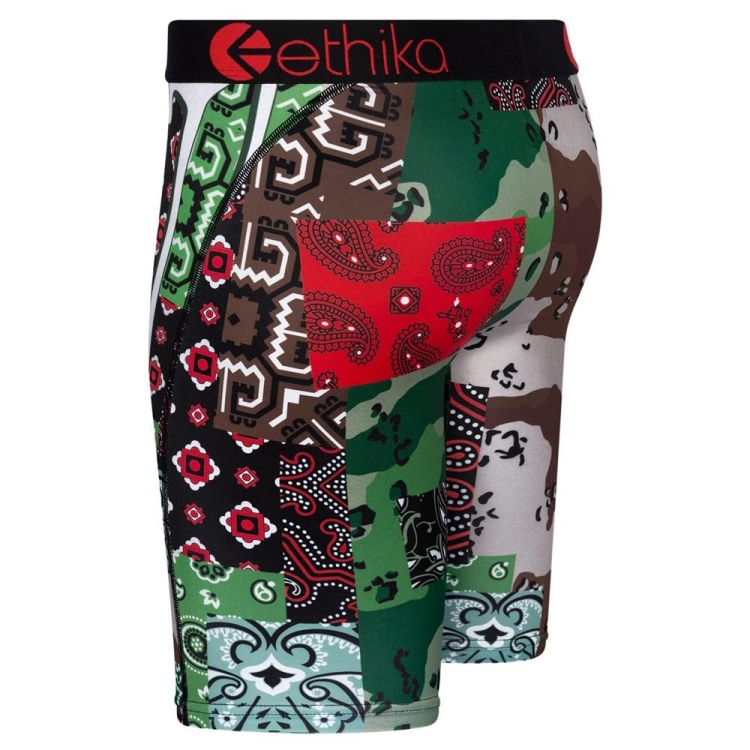 Ethika Paisley Camo Staple Underwear Herr Olika Färger | PAO623501