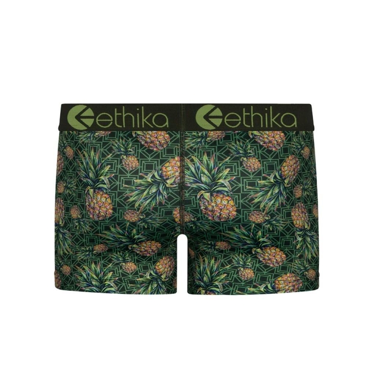 Ethika Pineapple Express Staple Underkläder Tjej Gröna | JYM514837