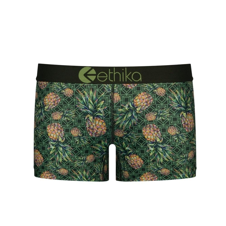 Ethika Pineapple Express Staple Underkläder Tjej Gröna | JYM514837